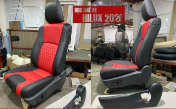 Boc ghế da xe toyota hilux 2020