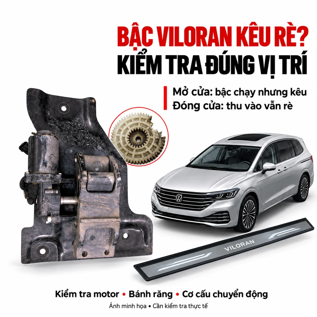 Ảnh minh họa bậc bước điện Viloran kêu rè khi mở cửa và thu vào
